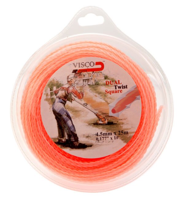 Visco Dual Twist Square 4,0mm x 32m Μισινέζα
