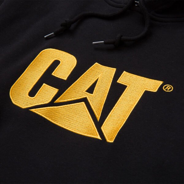 CAT Μπλούζα φούτερ με κουκούλα trademark μαύρη 2XL W10646 - Image 4