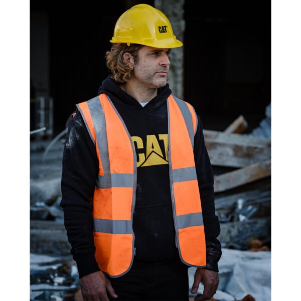 CAT Μπλούζα φούτερ με κουκούλα trademark μαύρη 2XL W10646 - Image 7