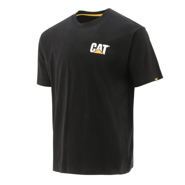 CAT Μπλουζάκι κοντομάνικο μαύρο trademark tee L W05324 - Image 2