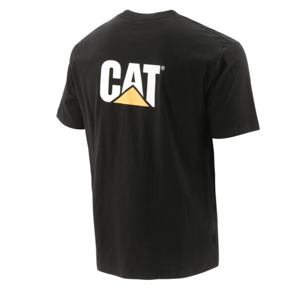 CAT Μπλουζάκι κοντομάνικο μαύρο trademark tee L W05324 - Image 3