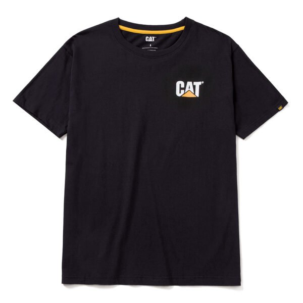 CAT Μπλουζάκι κοντομάνικο μαύρο trademark tee L W05324