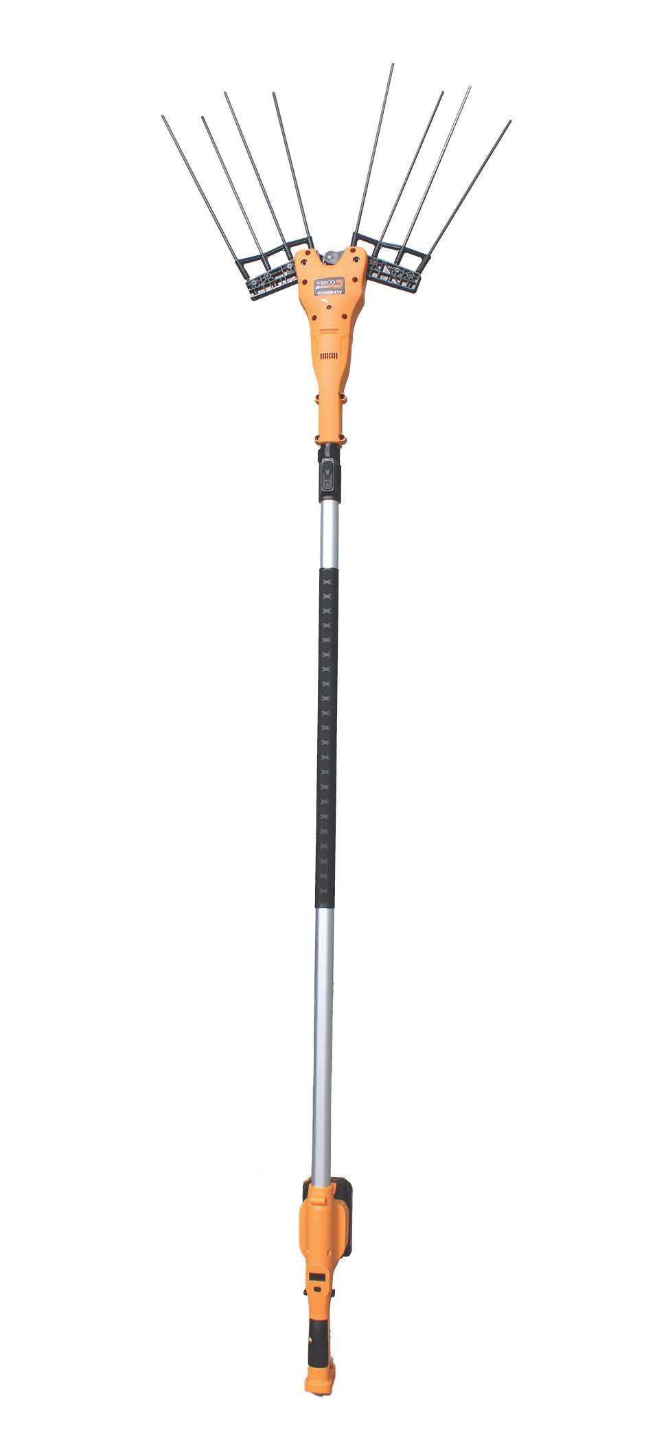 Visco VC209B-21V Ελαιοραβδιστικό Μπαταρίας 21V 2*5Ah – Πτυσσόμενο 2.1m – 2.95m